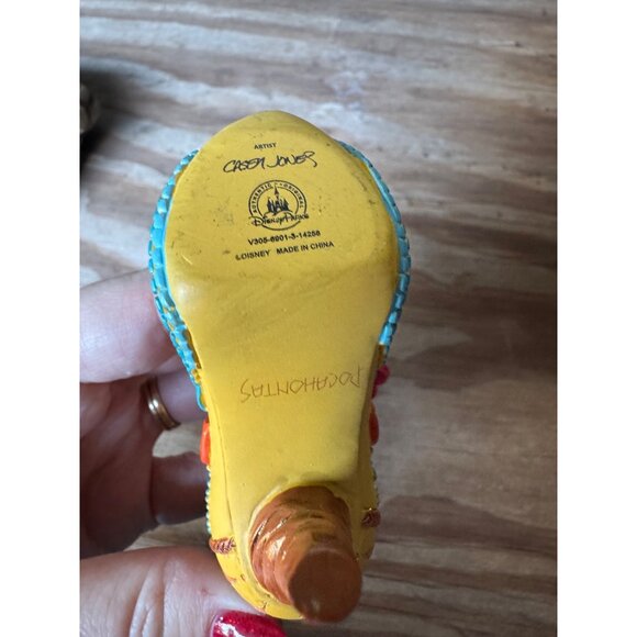 Pocahontas Disney Parks Runway High Heel Shoe Ornament By Artist Cody Jones - Picture 5 of 7